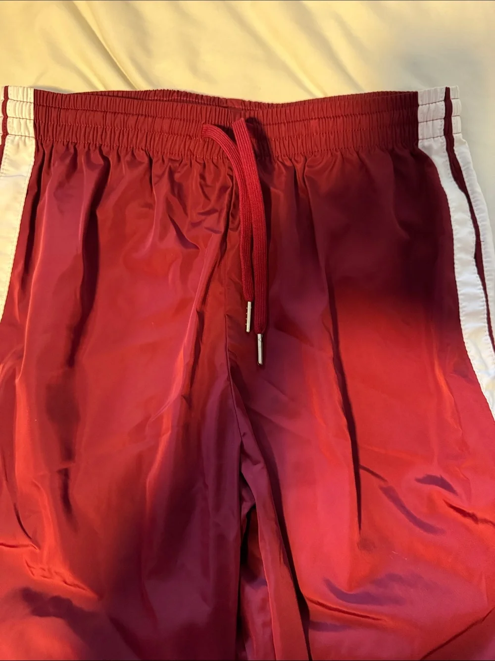 wild fable Burgundy Track Pants with White Side Stripes
